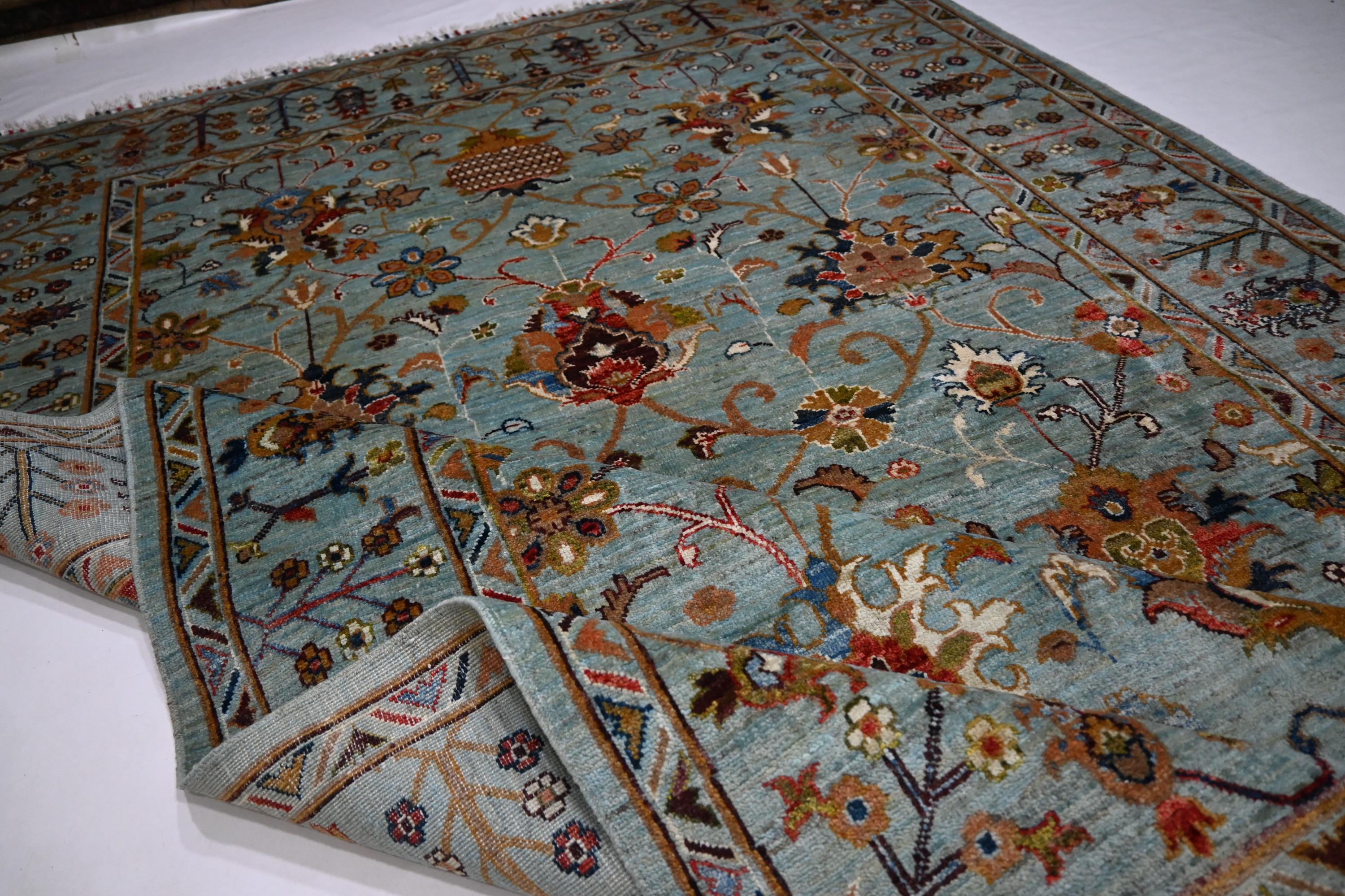 Luxurious 6x9 Gray Bijdar Afghan Handmade Wool Rug - Authentic Turkmen Tribal