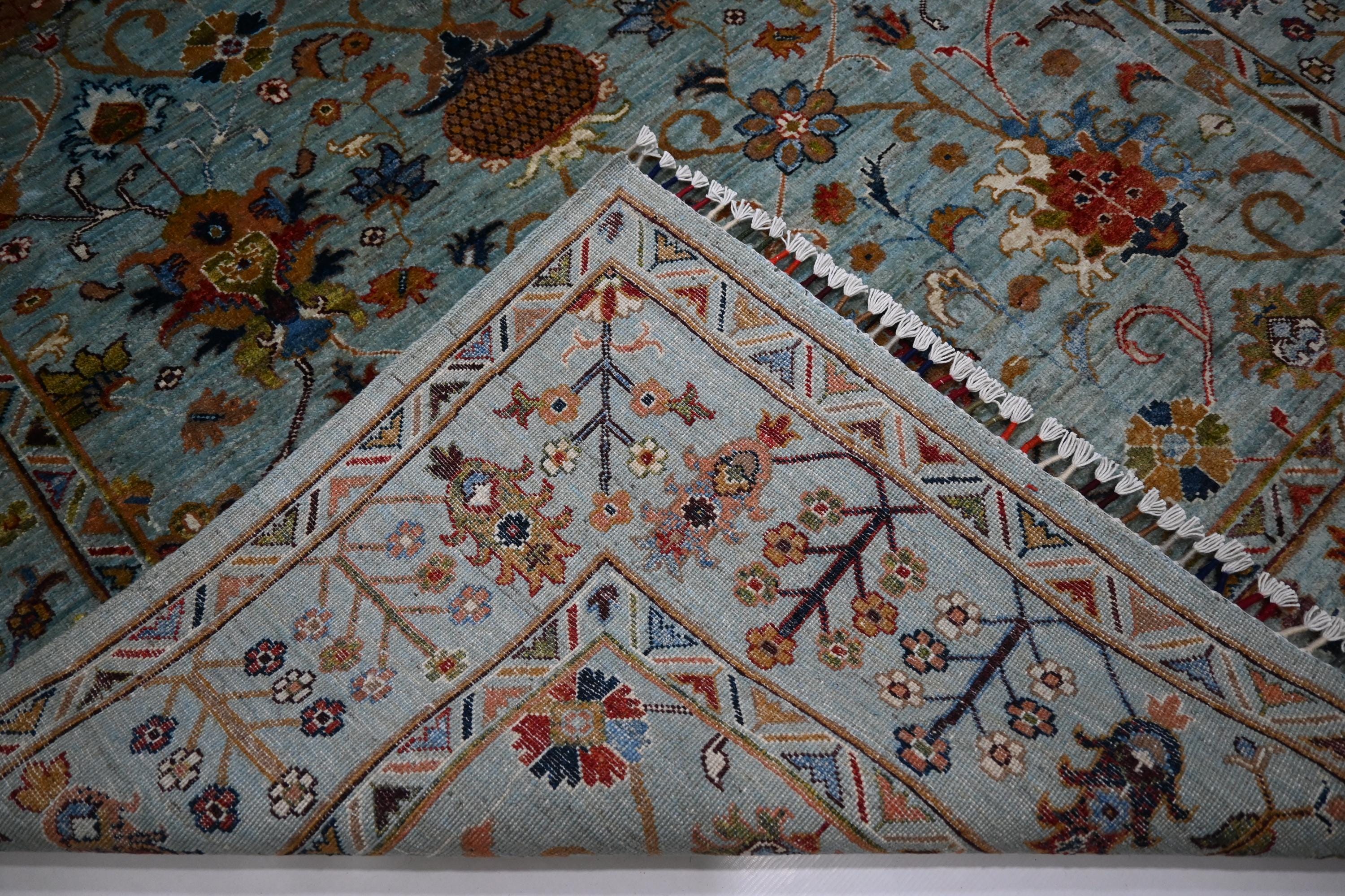 Luxurious 6x9 Gray Bijdar Afghan Handmade Wool Rug - Authentic Turkmen Tribal